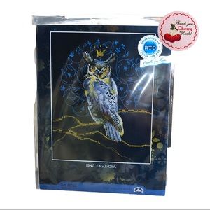 NEW “King Eagle Owl” • RTO Cross Stitch Kit • Made in EU • 🦉